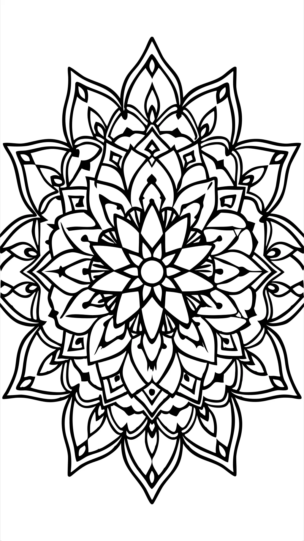 coloriages mandala à imprimer gratuitement